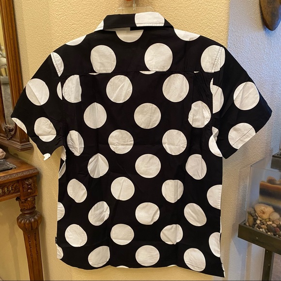 NWT~STUSSY Big Dot Short Sleeve Shirt Size Medium - Picture 4 of 8
